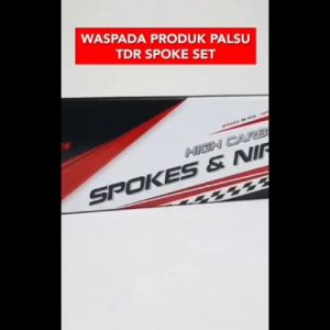 Jari Jari Motor VARIOBEATSCOOPYGENIO dan All Motor honda matic merek TDR original warna Crome ukuran 164-130 ring 17 dan 130-89 ring 14 sudah set/sepasang