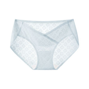 miiow | Pregnant Women Pure Cotton Ice Silk Underwear Breathable Antibacterial Early To Late Triangular Shorts Head Maternity Panties