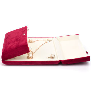 Double Snap Ultra-Soft Velvet Jewelry Box