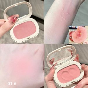 ครีม Matte Blusher Rouge Rubores น่ารัก Mousse Blush Cheek Bronzer Contour กันน้ําสูง Pigment ไฮไลท์แต่งหน้าเกาหลี Dupes