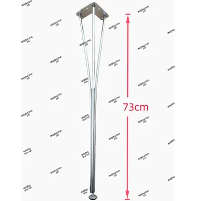 Compact Luxurious Electroplated Solid Iron Table Legs