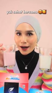 SR12 susu kambing etawa bubuk gomilku  original cokelat strawberry. rasa manis tidak amis