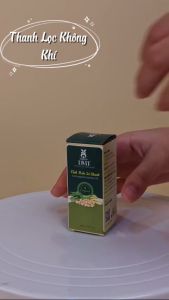 Tinh dầu sả chanh treo ô tô DMT nguyên chất khử mùi thơm xe để xe treo phòng 8ml