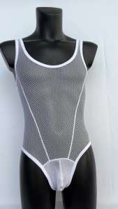 JOCKMAIL JM952Mens Fitness One-Piece Suit High Split Triangular Wrestling Costume Elastic Sports Shaping Base Layer Bodysuit For Dating