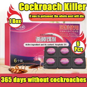 No cockroaches for 50 years Cockroach Bait 1 box 6pcs 1 poisoned and the whole litter died cockroaches killer Cockroaches favorite food ubat lipas dalam rumah Kill cockroaches and their eggs together cockroaches trap lipas killer 蟑螂药 蟑螂魔盒 蟑螂克星