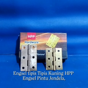 1 Lusin Engsel Tipis Kuning HPP engsel pintu engsel jendela Kuning Murah HPP