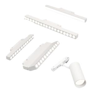 Smart Embedded Track Lighting White Adjustable Color Temperature Magnet Absorption No Master Light LED Lamp for Living Room