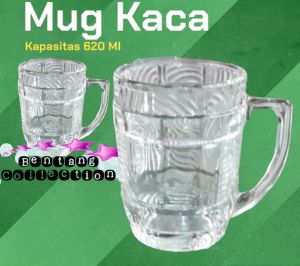 Gelas Kaca Mug Kaca Jumbo Bekong 610Ml 1pcs