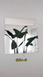 DOWELL WALL MIRROR CERMIN SEGI EMPAT ADHESIVE MIRROR NON-GLASS MIRROR TOILET MIRROR HOUSE DECORATION MIRROR UNBREAKABLE MIRROR BATHROOM MIRROR
