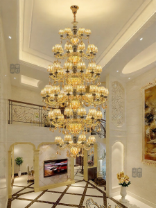 LAIDENG | Large Interior Space Decorative Crystal Chandelier