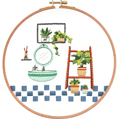 Embroidery DIY Material Kit for Pregnant Women Handmade Beginners Creative 3D Embroidery Handcraft Course Set