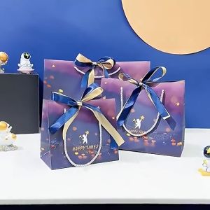 PB093 – PAPER BAG PREMIUM JUMBO MINI MOTIF BINTANG STAR GOODIE BAG GIFT BIRTHDAY HADIAH HAMPERS