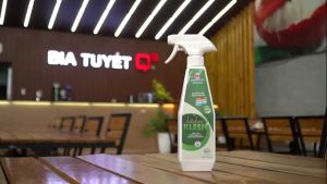 Xịt men vi sinh tẩy dầu mỡ vết ố nhà bếp khử mùi mọi bề mặt chất liệu Kitchen Kleen Green100 an toàn tuyệt đối không kích ứng và bào mòn