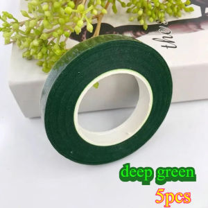 Xanh Bó Hoa Băng Keo Tự Dính Nhị Hoa Giấy Gói Băng Cho DIY Hoa Trang Trí Tiệc Cưới Đạo Cụ 1/3/5 Chiếc Gói
