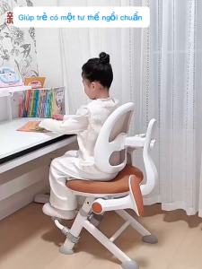 Ghế ngồi chống gù chống cận Lumili Y39 ghế ngồi học sinh nâng hạ độ cao thông minh có bệ để chân