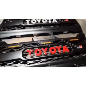 TOYOTA HIACE KDH200 WITH LED LIGHT DAYLIGHT DRL LAMP FRONT BUMPER GRILL GRILLE GR SPORT SPEC