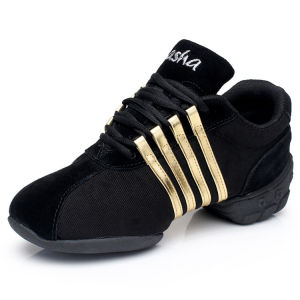 Modern Soft-Soled Womens Dance Shoes Square Dancing Jazz Dancing Shoes Four Seasons Three Sha New Model Sport Fitness Fans