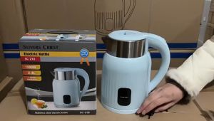 Bình Đun Nước Siêu Tốc Cao Cấp – Ấm Siêu Tốc Inox 304 Chống Gỉ Công Suất 1500W Dung Tích Lớn 2.5L D Danido