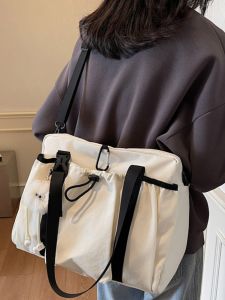 Womens Lightweight Tote Bag Casual Commute Single Shoulder Bag Underarm Bag Large Capacity Ins Style Fashion Handbag