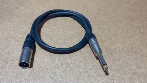 สาย XLR ผู้ to TRS แจ็คโฟน ยาว 1 เมตร (จำนวน 1 เส้น)
