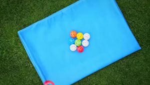 Team Building Cave Cloth Outdoor Game Set Family Friend Gathering Party Game Gift for Kids Adults with 6 Random Color Balls