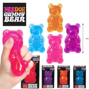 Schylling Nee Doh Cute Gummy Bear Sensory Squeeze Toy Filling Slow Rebound Stress Relief Toy To Alleviate Anxiety