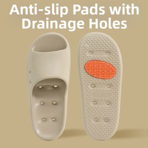 Leaky Slip-resistant Home Shower Slippers EVA
