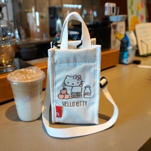 Satchel Crossbody Water Cup Bag Minimalist All-Matching Thickened Umbrella Water Kettle Braised Cup Thermos Cup Protective Sleeve of Milk Bottle