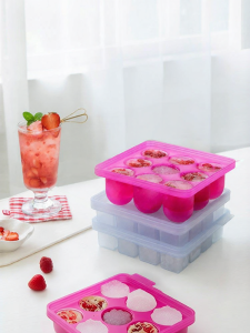 kochblume | Multipurpose Silicone Ice Tray Frozen Food Storage with Lid