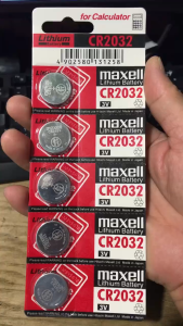 Pin Máy Đo Đường Huyết - Đồ Chơi - Máy Tính - Smartkey Xe Máy - Máy Ảnh Maxell 2032 Nhật bản hạn sử dụng trên 5 năm