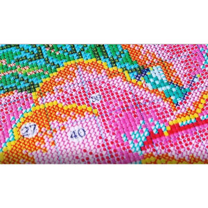 ปักครอสติส ครอสติสแบบปัก ผู้หญิงญี่ปุ่นที่สวย ตัวละคร 14/11CT