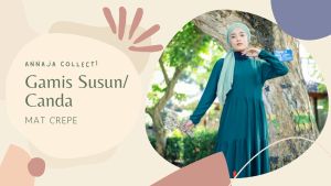 Gamis Susun Polos Busui & Model Gamis Terbaru 2024