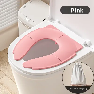 Foldable Portable Childrens Toilet Training Seat Ring Baby Travel Hotel Toilet Mat Infant Toddler Seat Pad Comfortable Soft