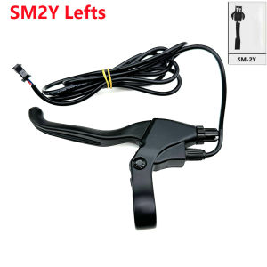 SM2A SM2Y 2 Pin Brake Levers for Electric Bicycle Brake Lever Handle Bar Wire Controll Machine Left & Right Scooter Replacement