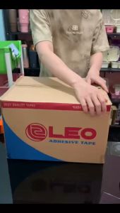 Lakban Bening 45mm x 70 Yard x 45 Micron Merek LEO Opp Tape / Selotip Isolasi