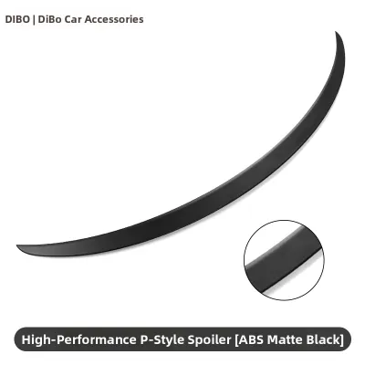 High Performance P-Version Carbon Fiber Rear Wing And Surrounding Trim For Tesla Model Y