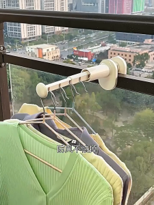 Folding clothes hanger multi-functional clothes rack portable clothes hanger non-slip thickened traceless travel clothes hanger with clips