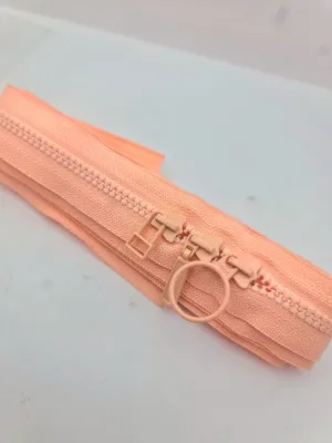 YKK #3 Vislon Zipper(2mts YKK Zipper/3YKK Slider per pack) for crafter making bagpouch.Made in Japan.