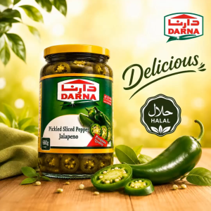 Darna Pickled Sliced Pepper Jalapeno / Jeruk Jalapeno / Preserved / Spicy / Hot / Pepper / 660g / High Quality