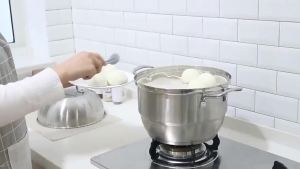 Round Cotton Steamer Cloth 32cm/ 12.6in Non-stick Pure Cotton Steamer Liners Reusable Steamer Pads for Dumplings Kitchen Cooking