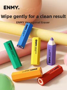 ENMI | Light Hexagonal No-crumble Clean Creative Cartoon Cute Triangle Easy-to-erase Erasers