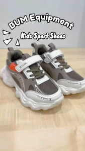 BUM Equipment Kids Shoe CSY621/CSY622 Khaki x Orange/Pink x Purple - Kasut Kanak-Kanak Kasual Ringan Selesa Sneakers
