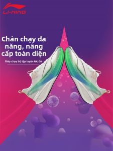 Li-Ning | Giày Chạy Bộ Nam Thoáng Khí Chống Sốc