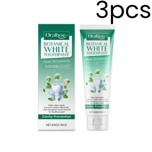 oralhoe | Oralhoe Botanical Toothpaste Powerful Cleaning Fresh Breath Long Lasting Refreshing Reduce Stains Teeth Whitening Toothpaste 50g