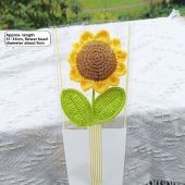 Handmade Creative Gift Sunflower Bouquet Finished Product Graduation Season Present Desktop Decoration Faux Flower Arrangement