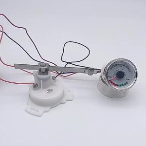 RYSJM | Đồng Hồ Báo Góc Lái Tàu Biển Chống Nước 52mm 0-190ohm Với Cảm Biến Đèn Nền 7 Màu Cho Thuyền Xe Tải Ô Tô - 12V/24V