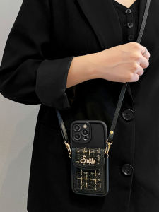 Apple 16Promax Phone Case Womens Full Cover Protective Shell 17Pro Small Fragrance Style Coin Card Holder 15Pro Anti-Fall 14Diagonal 13Pendulum