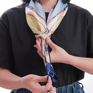 Alloy Ring Tudung Silk Scarf Muslimah Hijab Pin Kerongsang Cincin Tudung Ring Pin Bawal Buckle Brooch Shawl Buckle