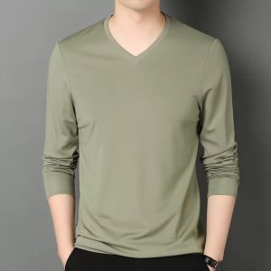 JIFANPAUL | Long Sleeve T-Shirt Slim Fit V-Neck Underwear