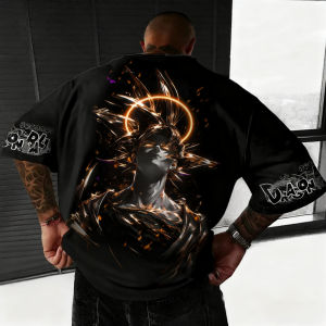 Bandai | New Dragon Ball Goku Printed Short-sleeved Bandai Loose Mens and Womens 2026 Summer Breathable Sporty Fashion T-shirts